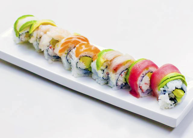 Order H2. Rainbow Roll food online from Kui Shin Bo store, San Francisco on bringmethat.com