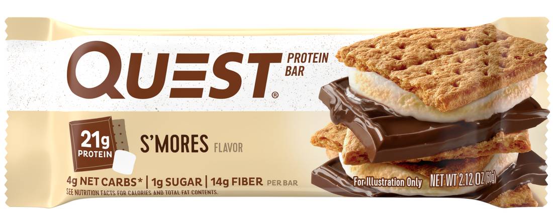 Order Quest Nutrition Protein Bar, S'mores food online from CVS store, ORANGEBURG on bringmethat.com