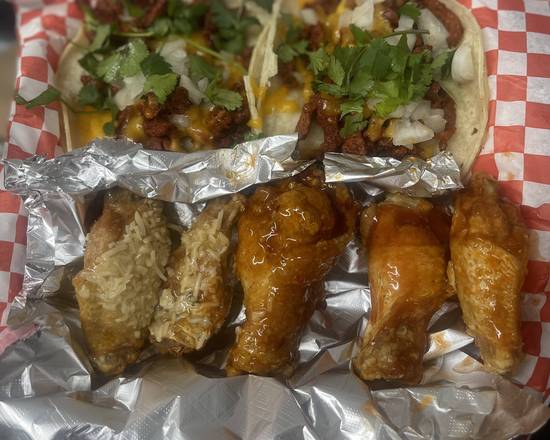Order Tacos & Wings food online from Shelby's Food For The Soul store, Killeen on bringmethat.com