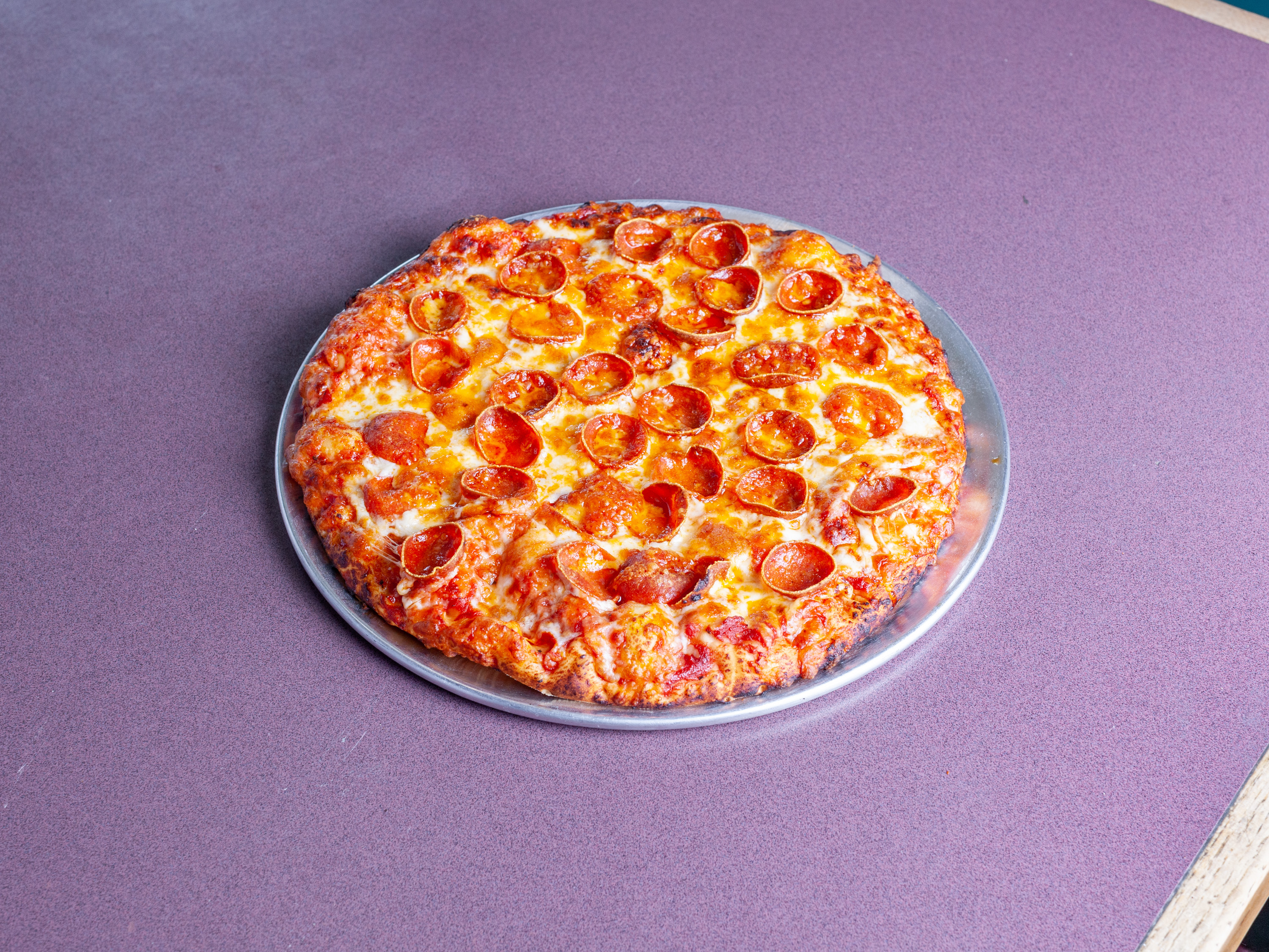 Order 1 Topping Pizza food online from Straw Hat Pizza store, Santa Maria on bringmethat.com