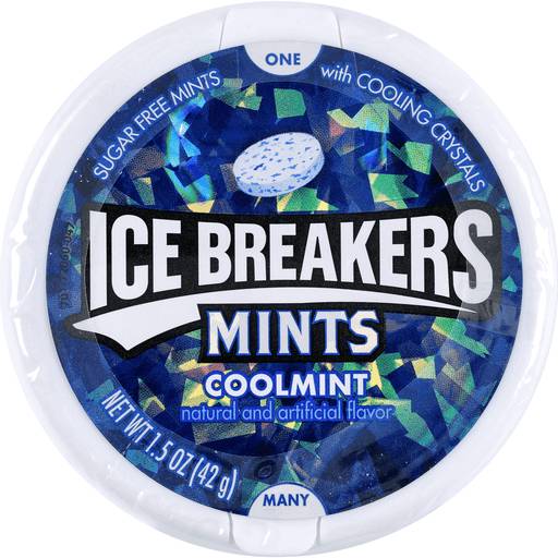 Order Ice Breaker Mints Coolmint (1.5 OZ) 105212 food online from BevMo! store, Milpitas on bringmethat.com