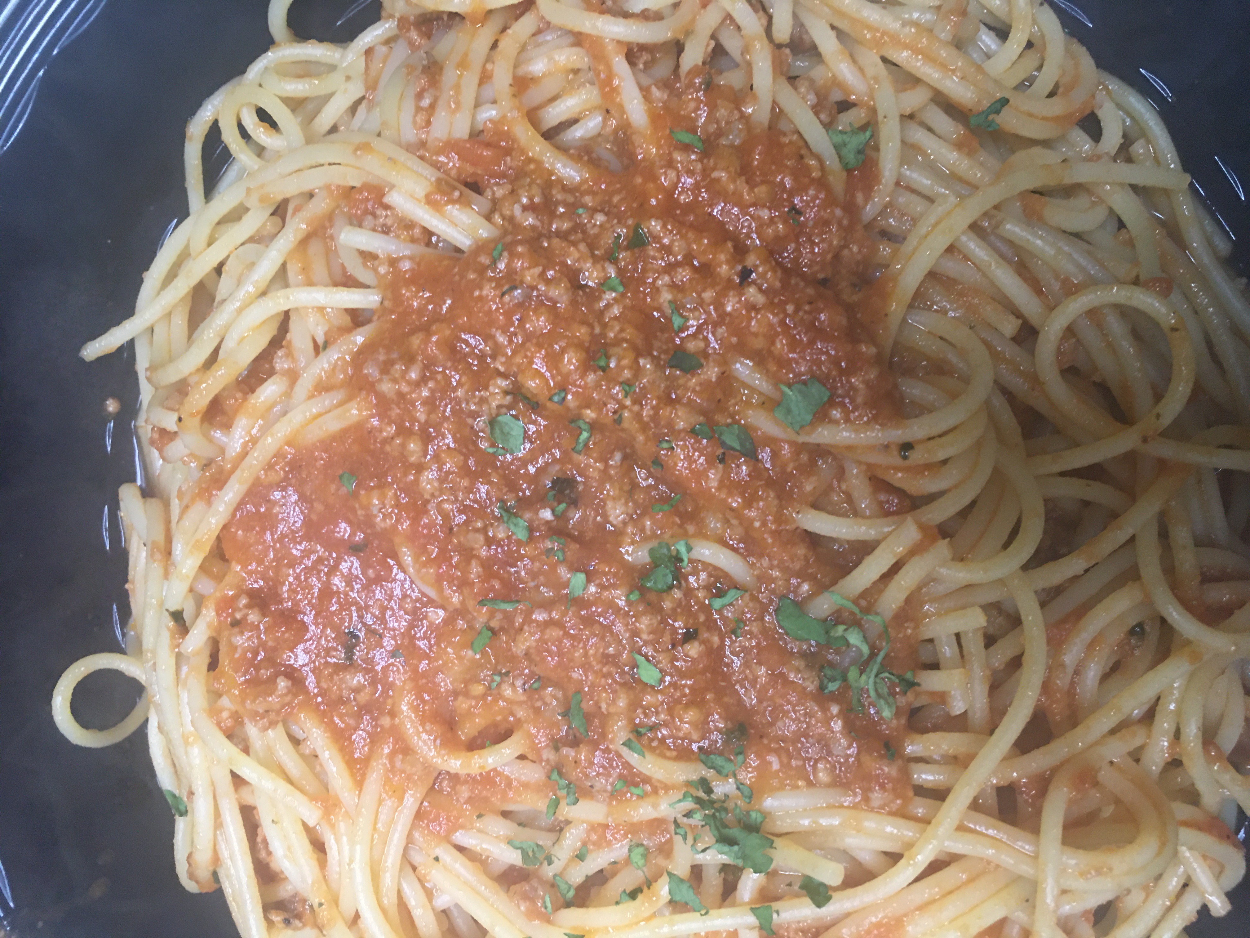Order Spaghetti Bolognese food online from Di Carlo Pizzeria store, Westbury on bringmethat.com