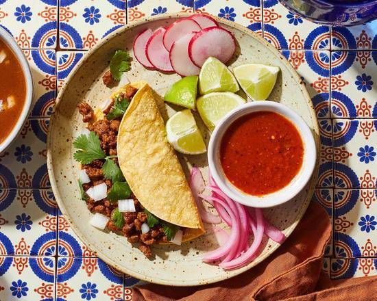 Order Taco + Consommé food online from Birria Hands store, Fort Worth on bringmethat.com