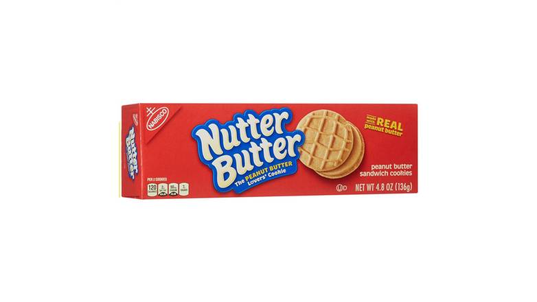 Order Nutter Butter Sandwich Cookie - Peanut Butter food online from Trumbull Mobil store, Trumbull on bringmethat.com