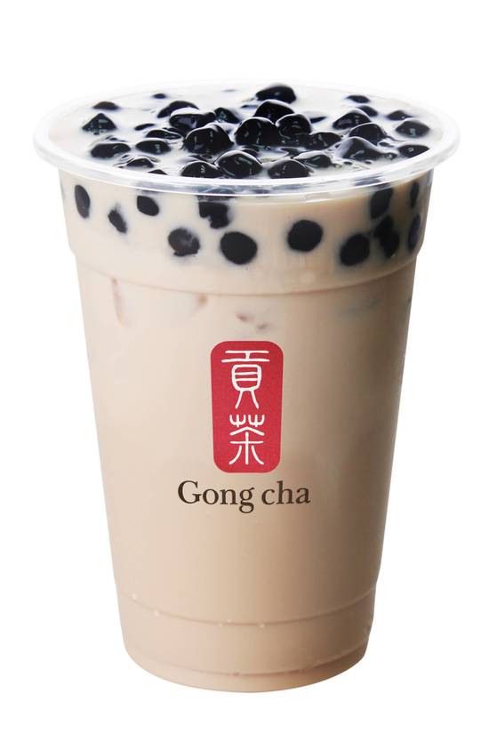 Order Pearl Black Milk Tea (珍珠奶茶) food online from Gong Cha & Fuji Teriyaki store, Silver Spring on bringmethat.com