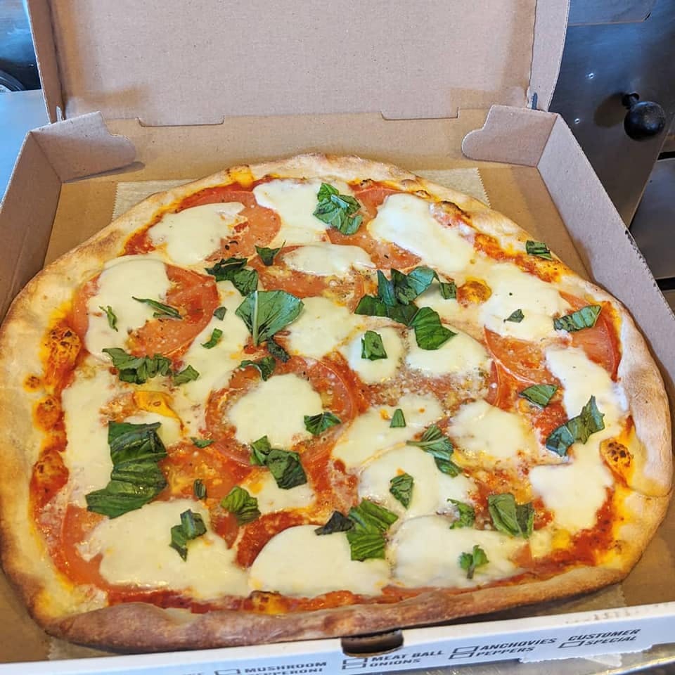 Order Margarita Pizza - Small 14" food online from Roma Pizzeria store, Garwood on bringmethat.com
