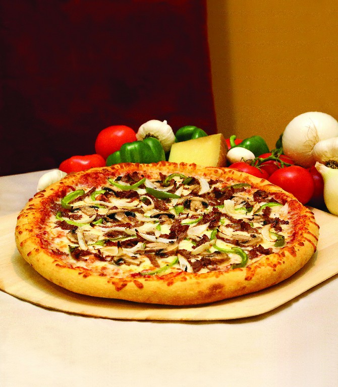 Order Italian Cheesesteak Pizza food online from Pizza Bolis Germantown store, Germantown on bringmethat.com