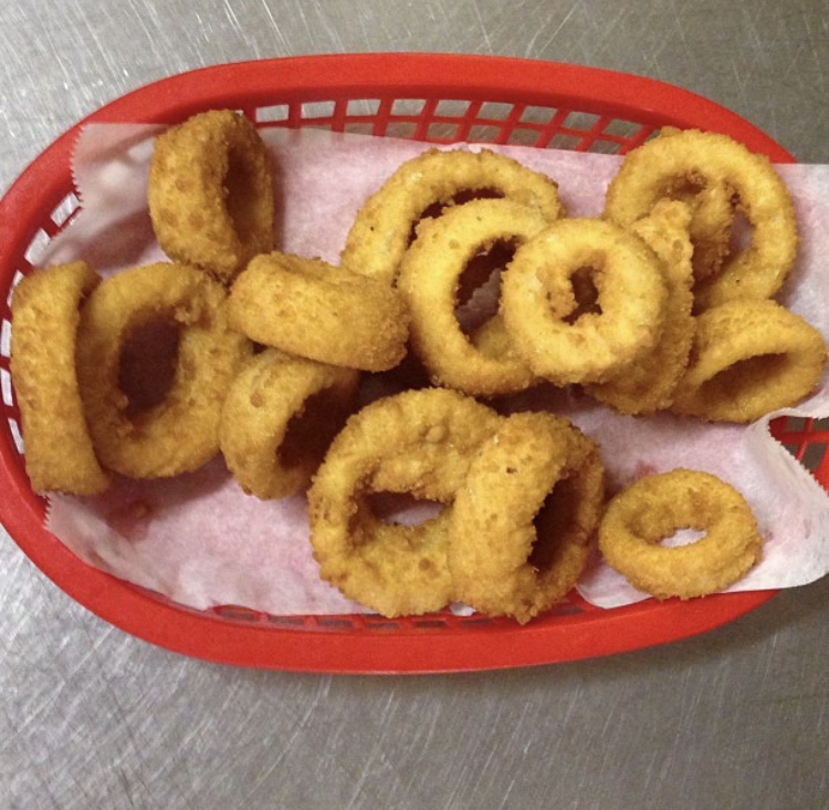 Order Onion Rings (10) food online from Lil Dom Pizzeria store, Doylestown on bringmethat.com
