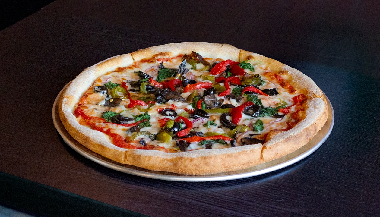 Order Veggie 10 food online from 10 Pizza store, Falls Church on bringmethat.com