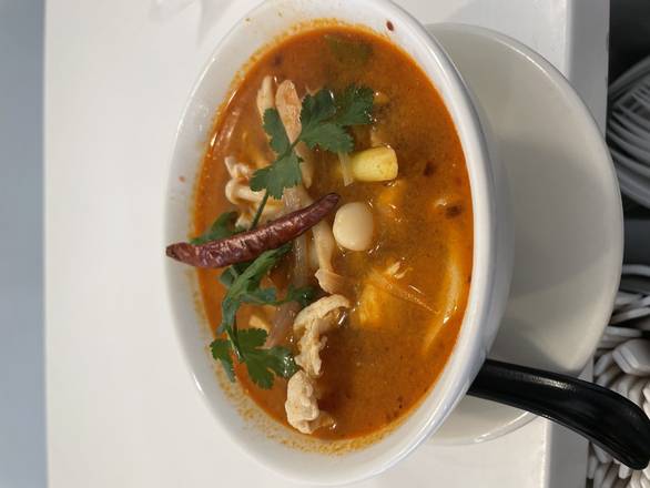 Order Tom Yum Soup food online from Otus Thai Kitchen & Coffee store, West Hollywood on bringmethat.com