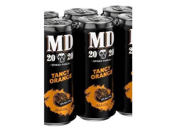 Order MD 20/20 Spiked Punch Tangy Orange  - 6x 16oz Cans food online from American Spirits Beverage Co store, Dallas on bringmethat.com