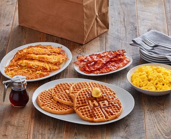 Order (4) Waffle Family Meal food online from Huddle House store, Camden on bringmethat.com