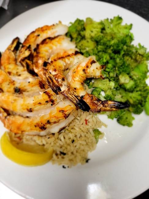 Order Grilled Shrimp food online from Malone Grill & Bar store, Atlanta on bringmethat.com