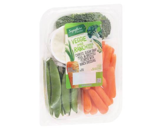 Order Signature Farms · Veggie with Ranch Snack Tray (6.5 oz) food online from Safeway store, Corte Madera on bringmethat.com