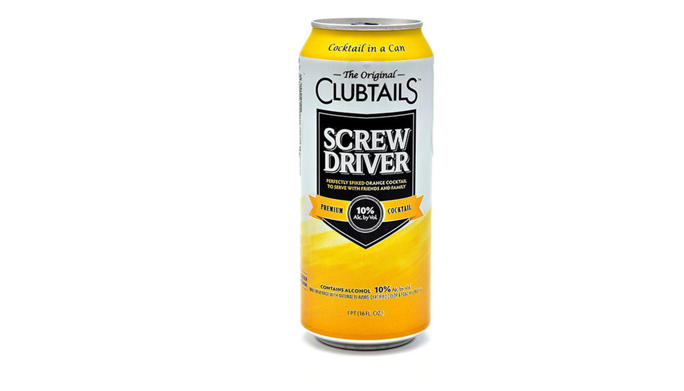 Order Clubtails Screwdriver 24oz Can food online from Village Commons Liquor store, Camarillo on bringmethat.com