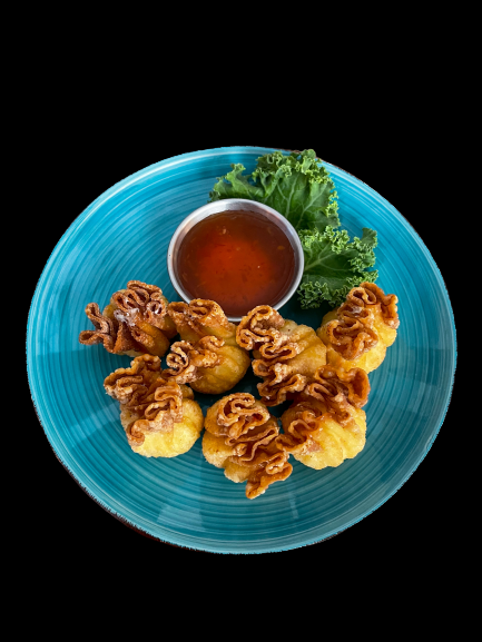 Order 7 Crispy Crab Puffs food online from Iyara Thai Cuisine store, Houston on bringmethat.com