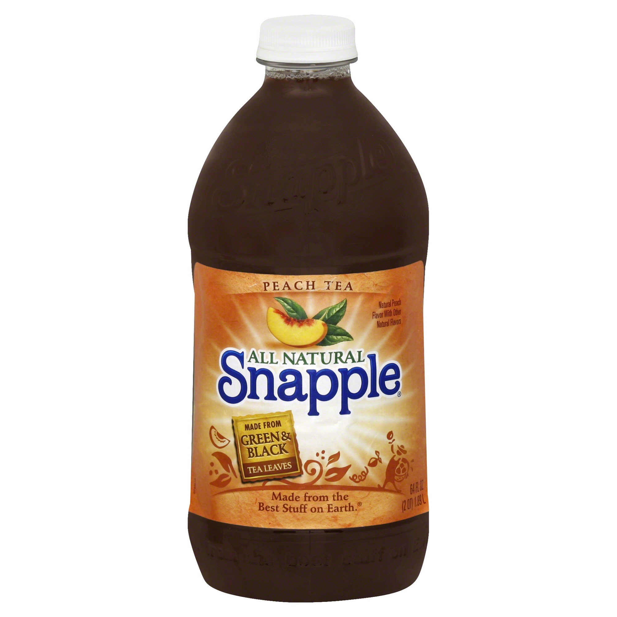 Order Snapple Tea, Peach - 64 fl oz food online from Rite Aid store, Cathedral City on bringmethat.com