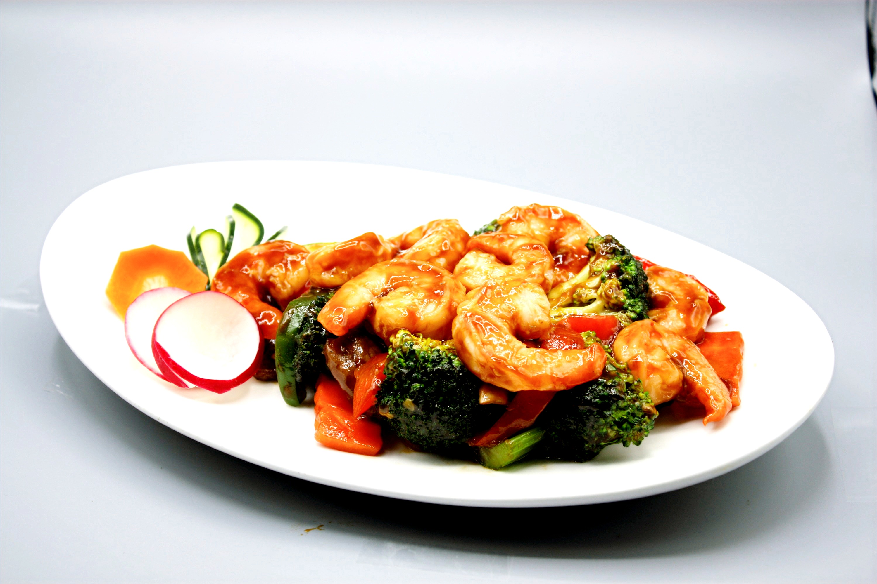 Order Hunan Shrimp food online from Chau's cafe store, Ashburn on bringmethat.com