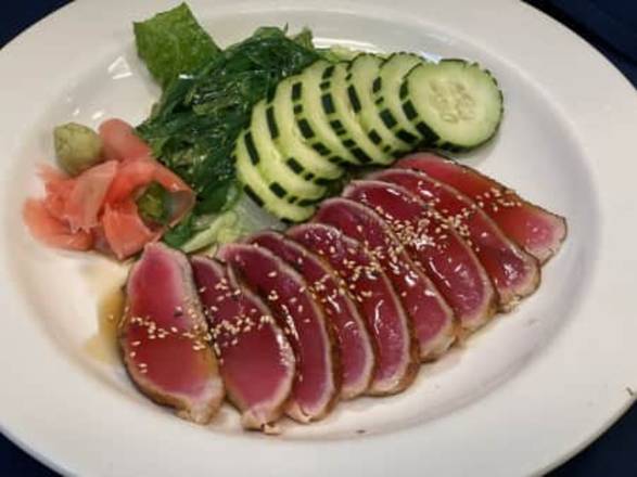 Order Ahi Tuna Tataki food online from Blue Mango store, San Jose on bringmethat.com