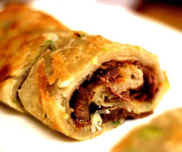 Order Beef Roll Cake 广元楼正宗酱牛肉卷饼 food online from Orient House Chinese Restaurant store, Madison on bringmethat.com