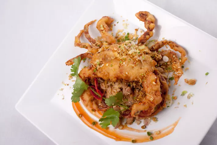 Order Soft Shell Crab food online from Samurai Japanese Steak House store, Huntington on bringmethat.com