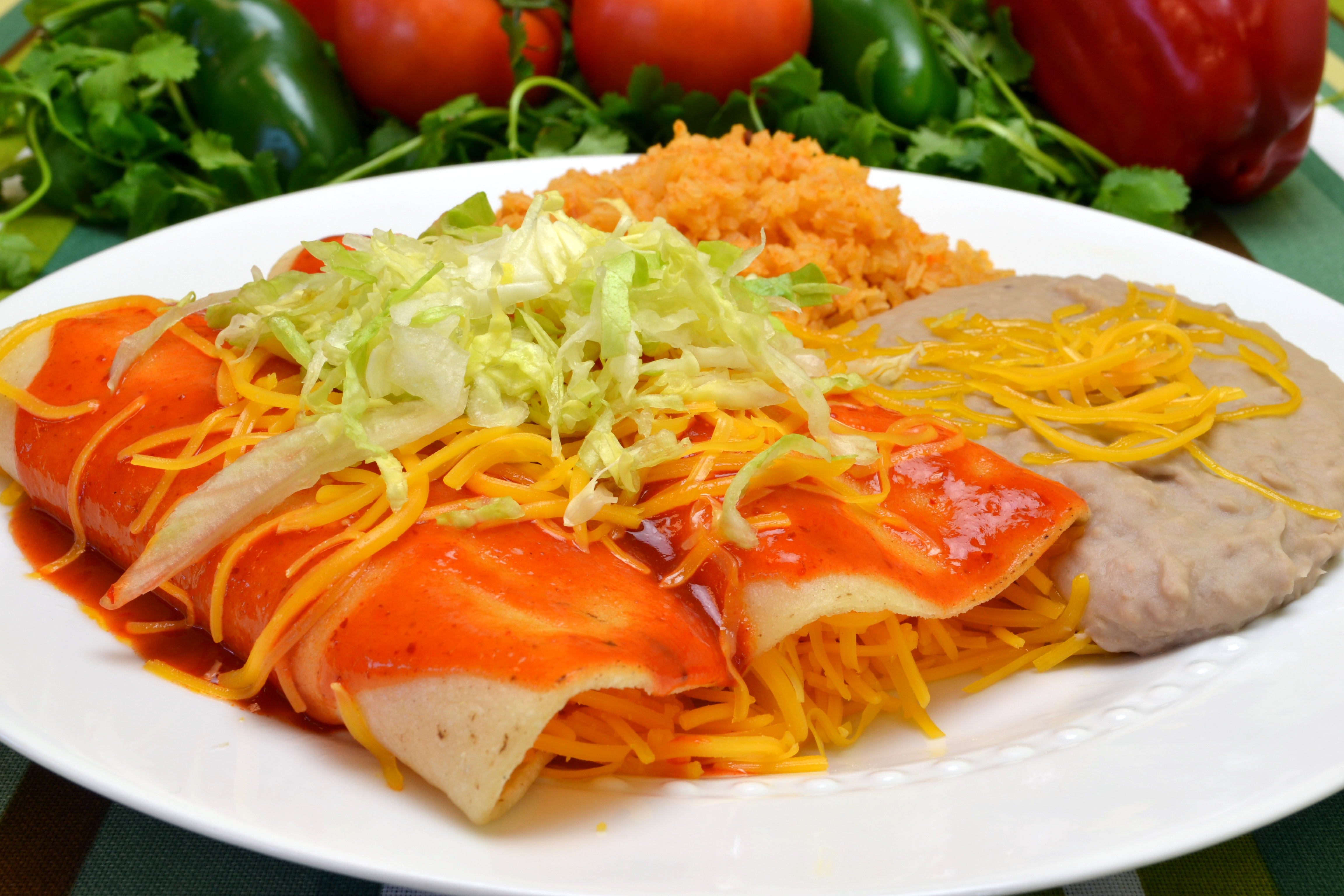 Order 2 Enchilada food online from Riliberto Fresh Mexican Food store, Flagstaff on bringmethat.com