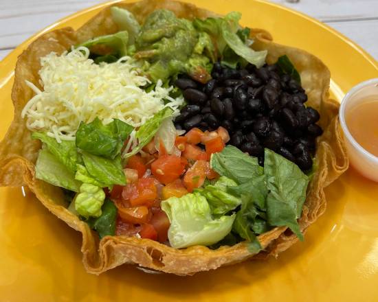 Order Crispy Taco Salad food online from Una Mas Mexican Grill store, Sunnyvale on bringmethat.com
