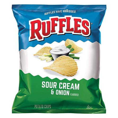 Order Ruffles Sour Cream & Onion - 2 oz/Single food online from Bottle Shop & Spirits store, Los Alamitos on bringmethat.com
