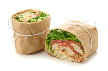 Order ⑩ Chicken Avocado Wrap COMBO food online from Wow Bao store, Dallas on bringmethat.com