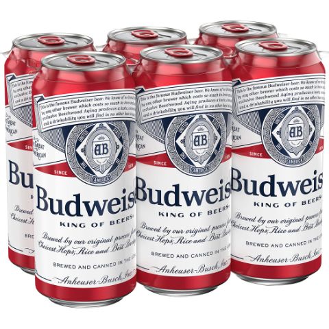 Order Budweiser 6 Pack 16oz Can food online from 7-Eleven store, East Amherst on bringmethat.com
