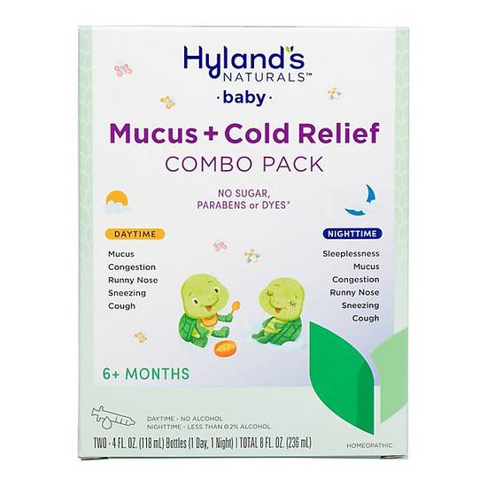 Order Hyland's Baby Mucus + Cold Relief 8 oz. Day & Night Value Pack food online from Bed Bath & Beyond store, Lancaster on bringmethat.com
