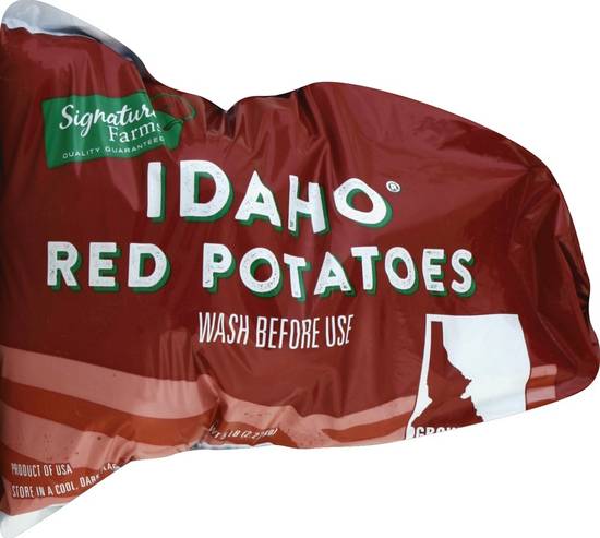 Order Signature Farms · Idaho Red Potatoes (5 lb) food online from Albertsons store, Highland on bringmethat.com