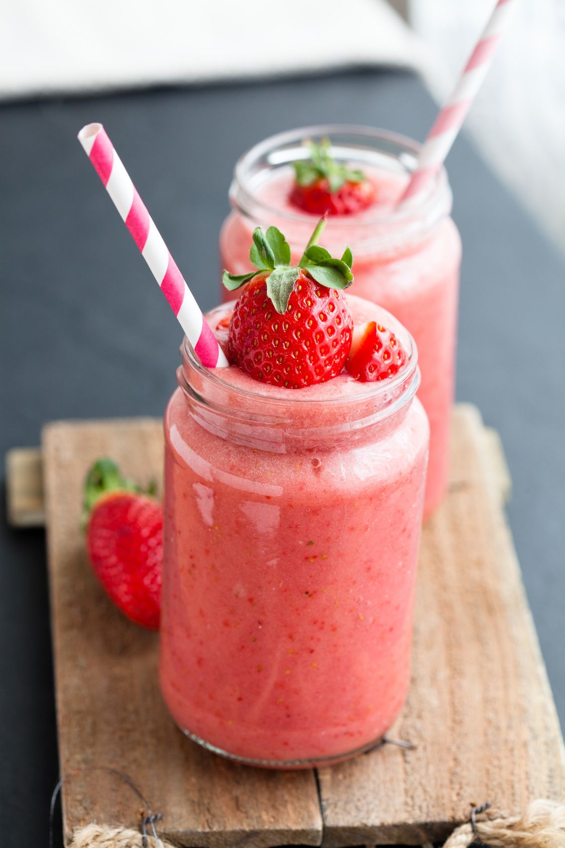 Order Strawberry Smoothie food online from Jackson Hole store, Englewood on bringmethat.com