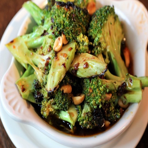 Order Chow Chun Soy Chili Broccoli food online from Green Door Tavern store, Chicago on bringmethat.com