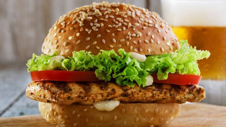 Order Grilled Chicken Sandwich food online from OMG Burger store, Houston on bringmethat.com