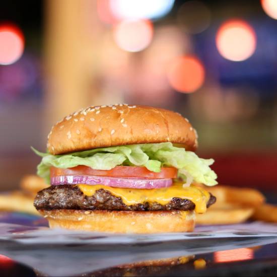 Order Cheese Burger food online from Burgers & Beer store, El Centro on bringmethat.com