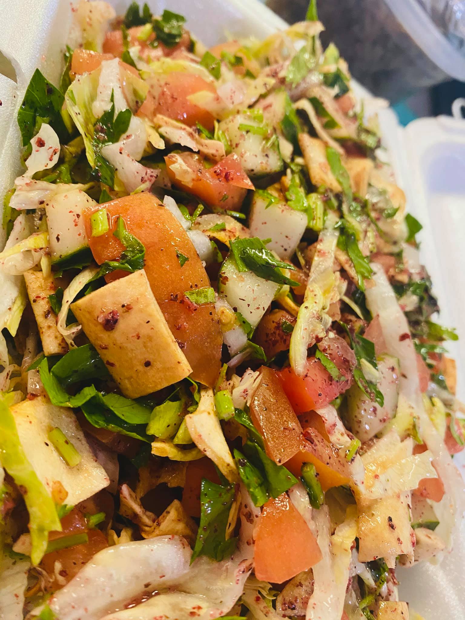 Order Fattoush food online from Kabob-G Grill store, Pittsburgh on bringmethat.com