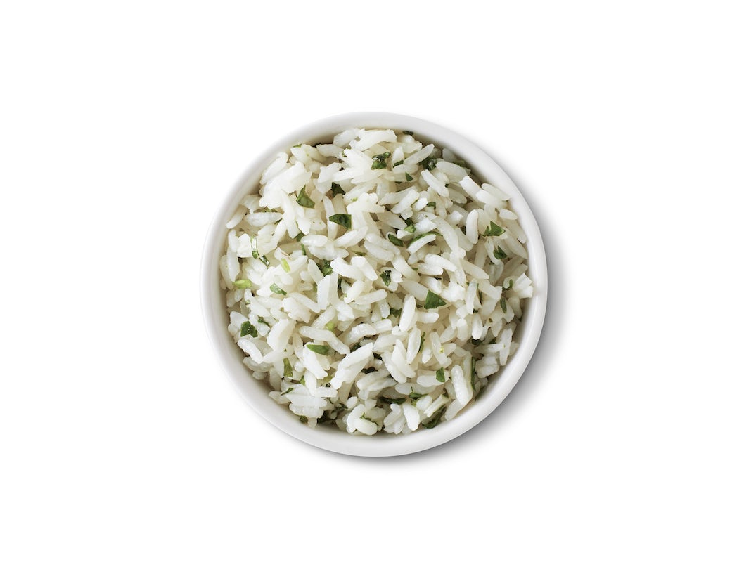Order Side of Cilantro Lime Rice food online from Qdoba Mexican Eats store, Allen Park on bringmethat.com
