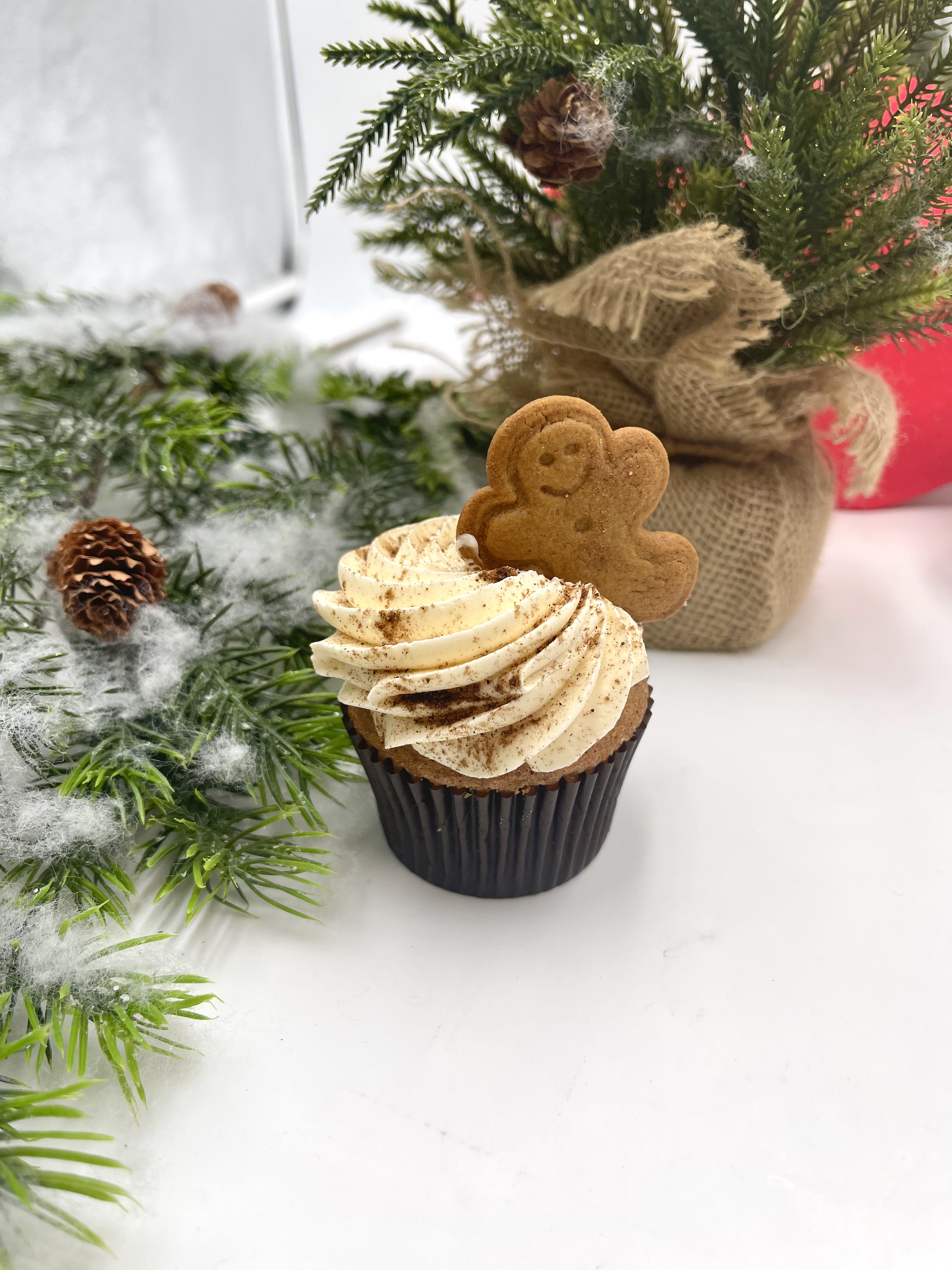 Order Gingerbread Cupcake food online from Cute Cakes store, Escondido on bringmethat.com