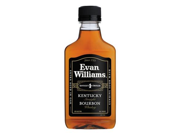 Order Evan Williams Bourbon  - 200ml Bottle food online from Josh Wines & Liquors Inc store, New York on bringmethat.com