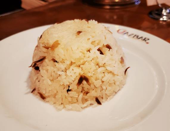Order Steamed Rice with Orzo food online from Cazbar Columbia store, Columbia on bringmethat.com