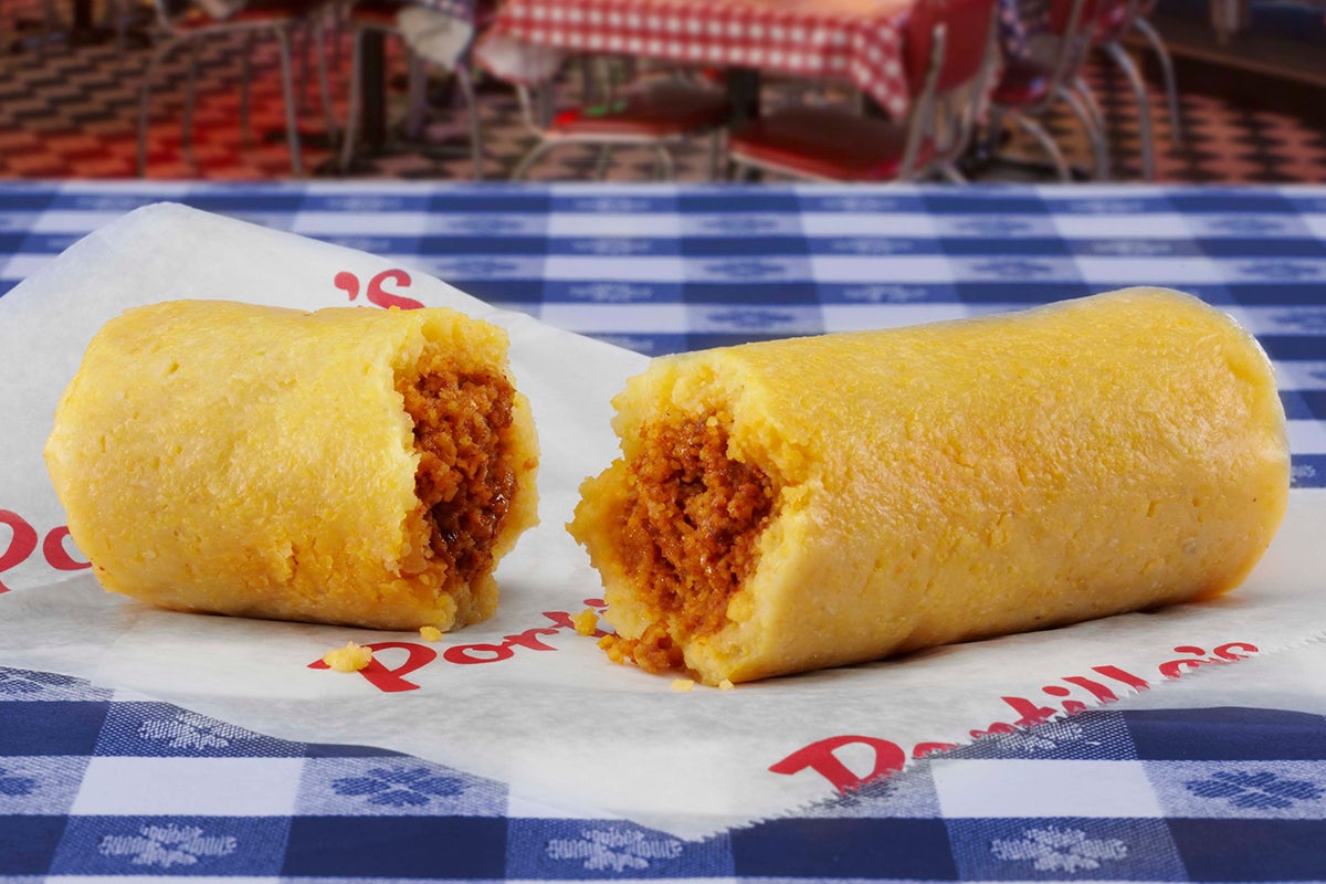Order Tamale food online from Portillo's Hot Dogs store, Arlington Heights on bringmethat.com