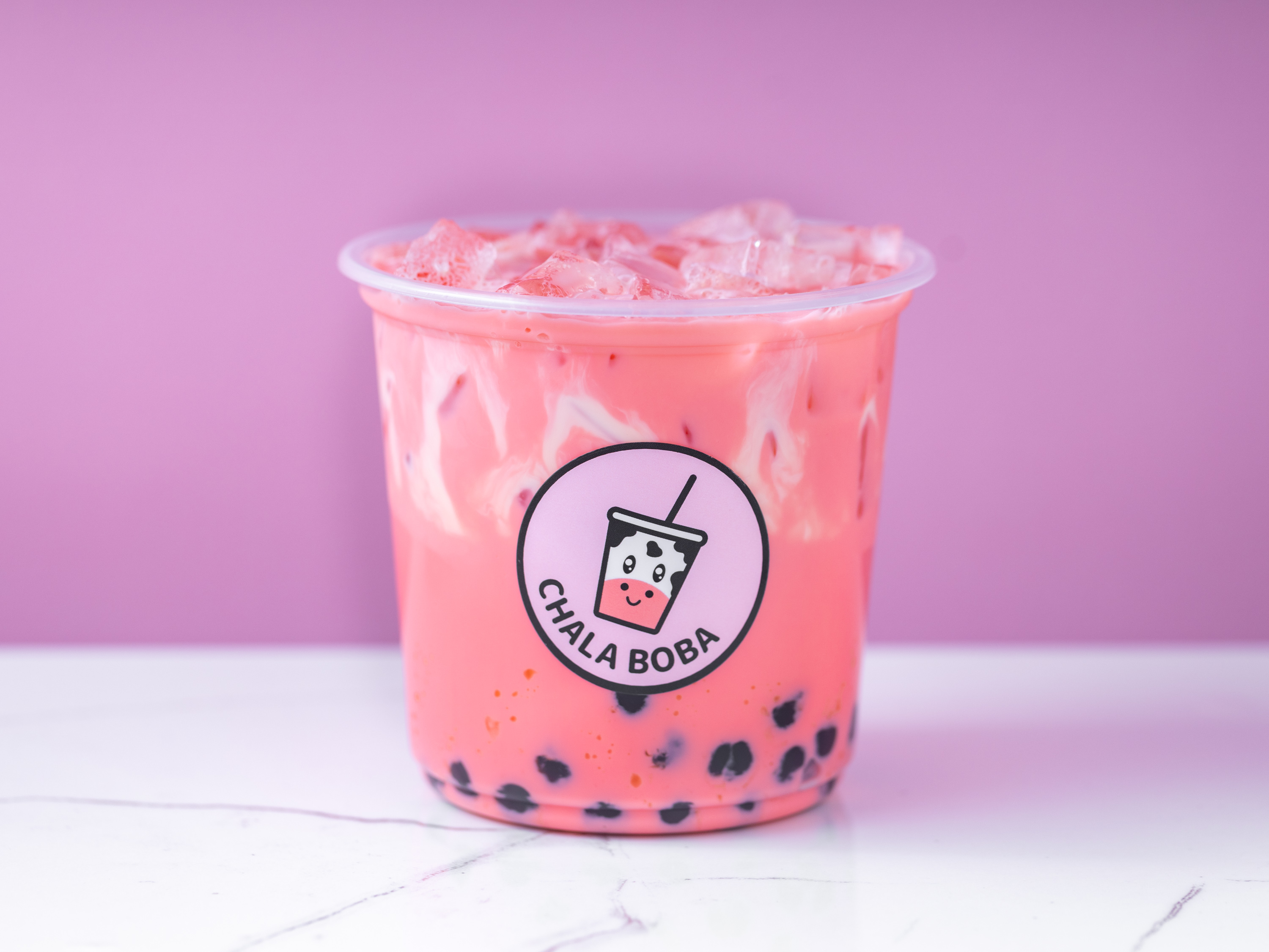 Order Thai Pink Milk food online from Chala Boba store, Los Angeles on bringmethat.com