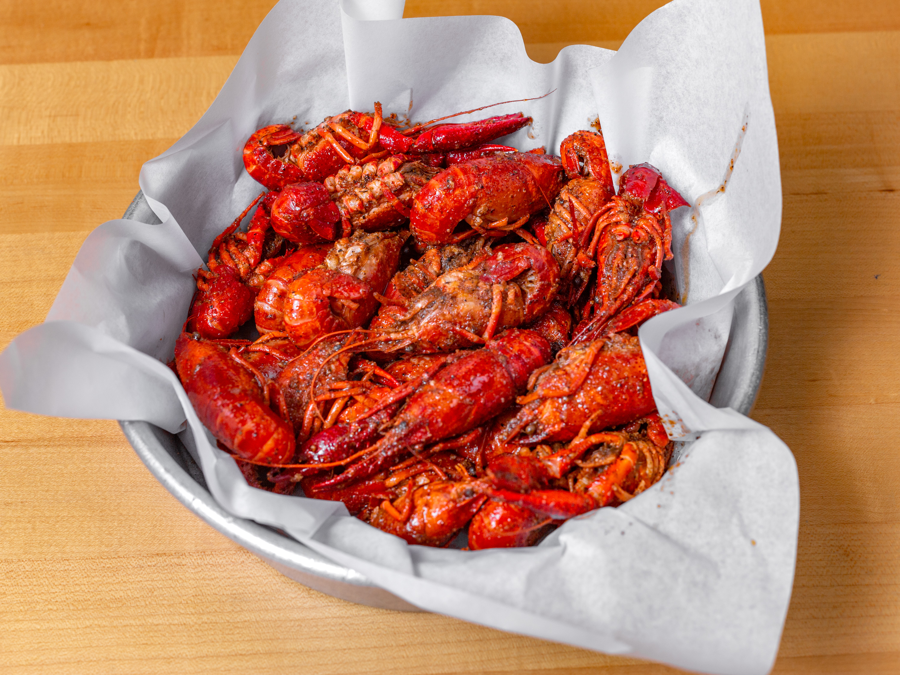 Order 1 lb. Boiled Crawfish food online from Dirty Al's Seafood Market & Cajun Kitchen store, Brownsville on bringmethat.com