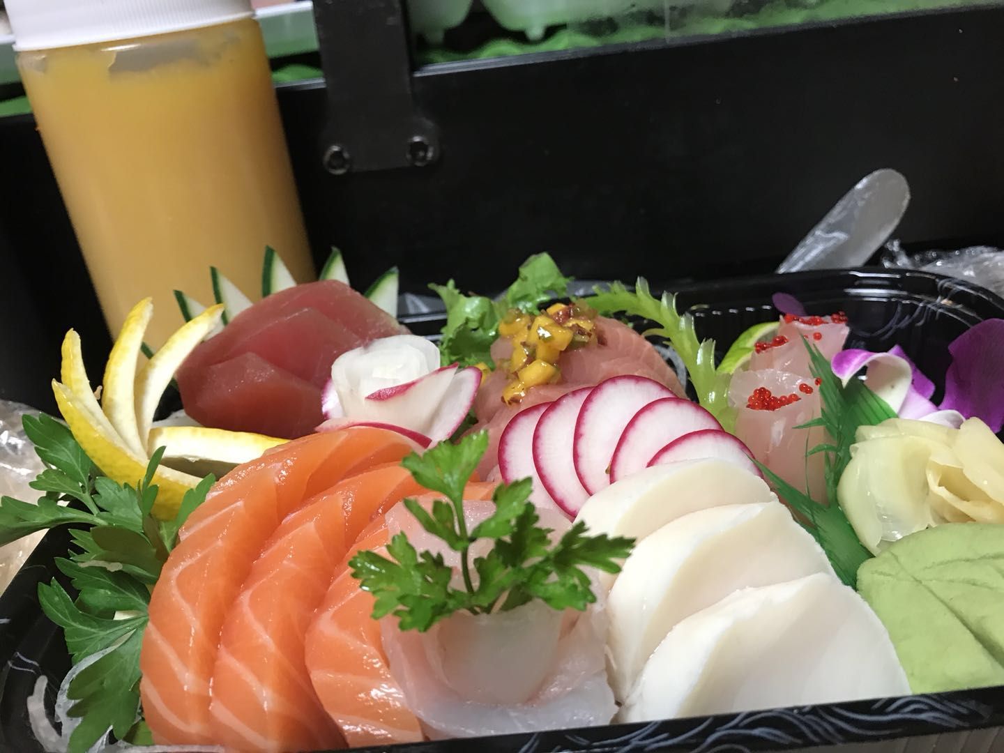 Order Sashimi Deluxe food online from Yummy Sushi store, Philadelphia on bringmethat.com