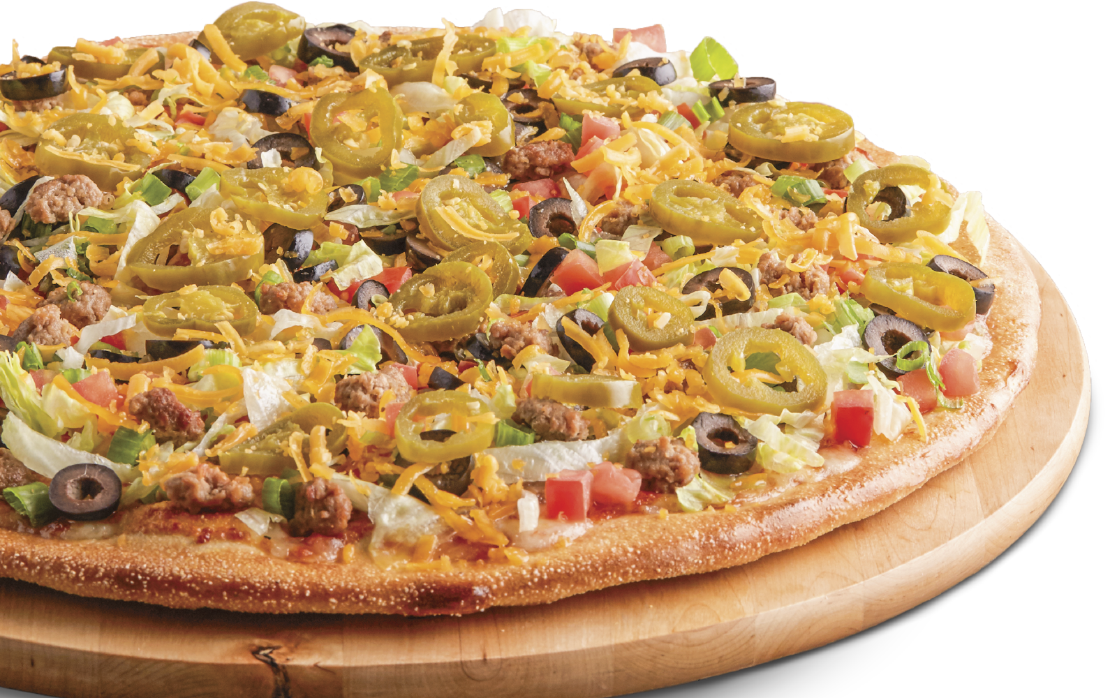 Order Beef Taco Gluten Free Pizza food online from Pizza Guys store, Concord on bringmethat.com