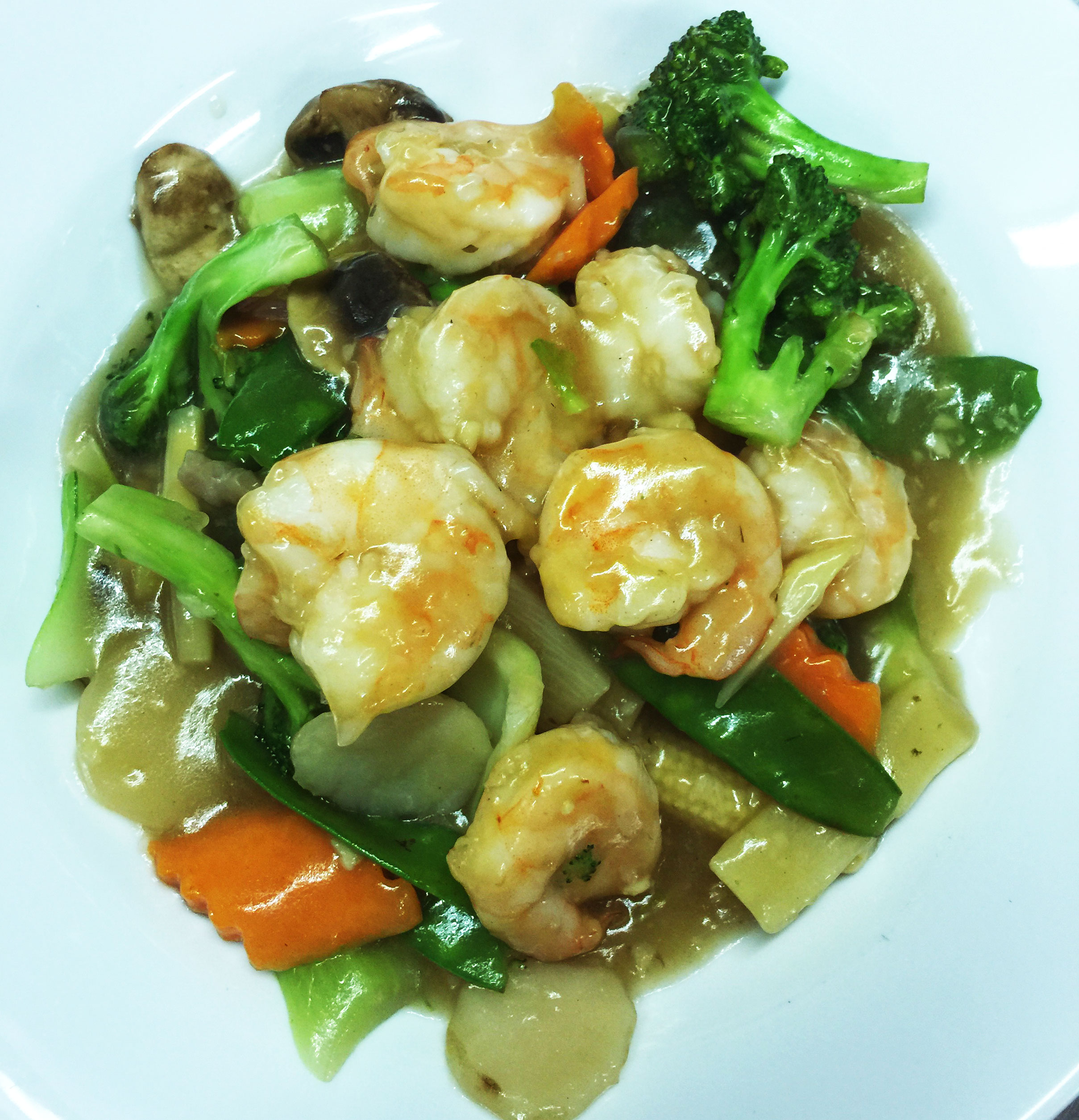 Order 109. Garlic Shrimp  food online from Golden Dragon Chinese Restaurant store, Fox Lake on bringmethat.com