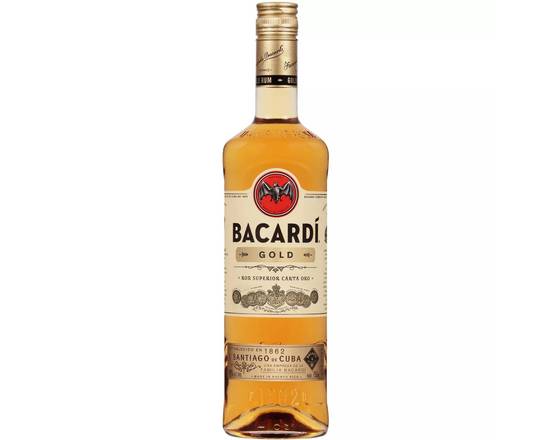 Order Bacardi Gold, 750mL rum (40.0% ABV) food online from Van Ness Liquors store, San Francisco on bringmethat.com