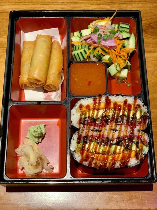 Order Sushi Sandwich Onigirazu Bento (1pc) food online from Hot Woks Cool Sushi store, Chicago on bringmethat.com