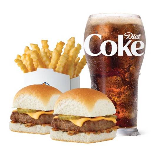 Order IMPOSSIBLE SLIDER MEAL CAL 770-1160 food online from White Castle store, Lafayette on bringmethat.com